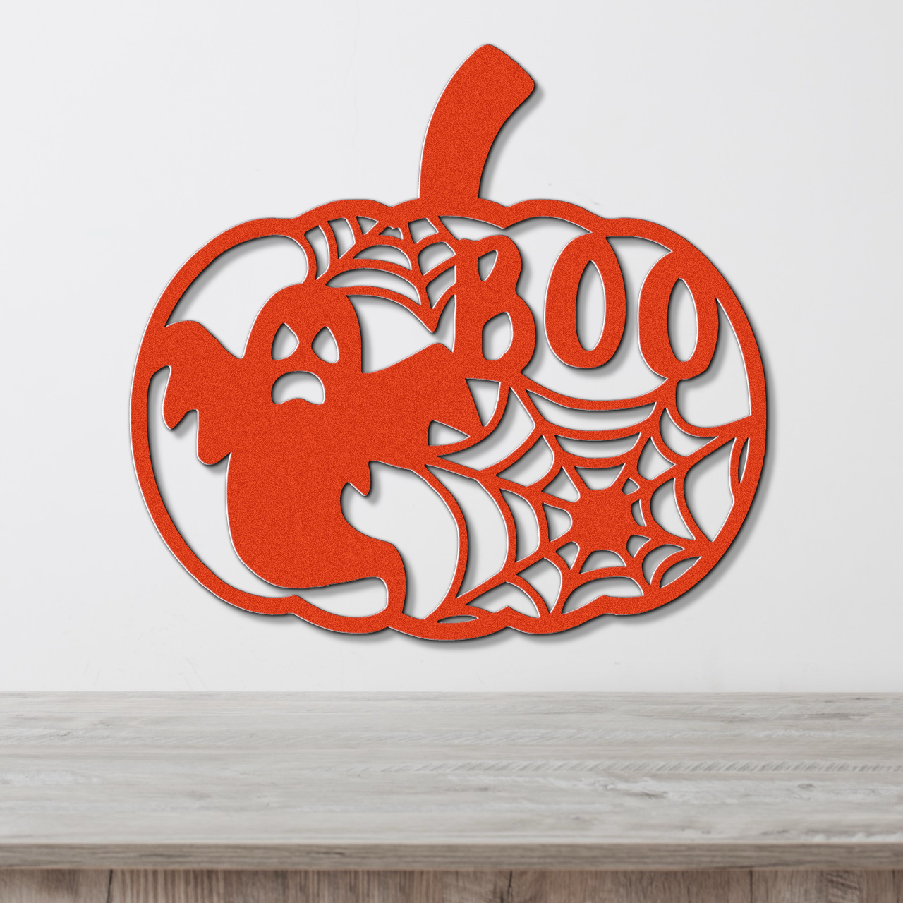 Halloween Boo Metal Sign