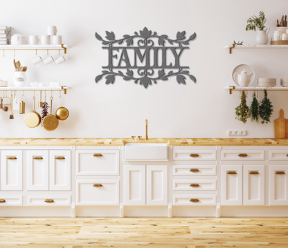 Family Metal Wall Sign