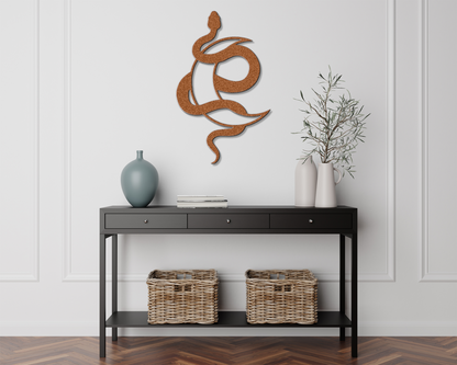 Lunar Snake Metal Sign