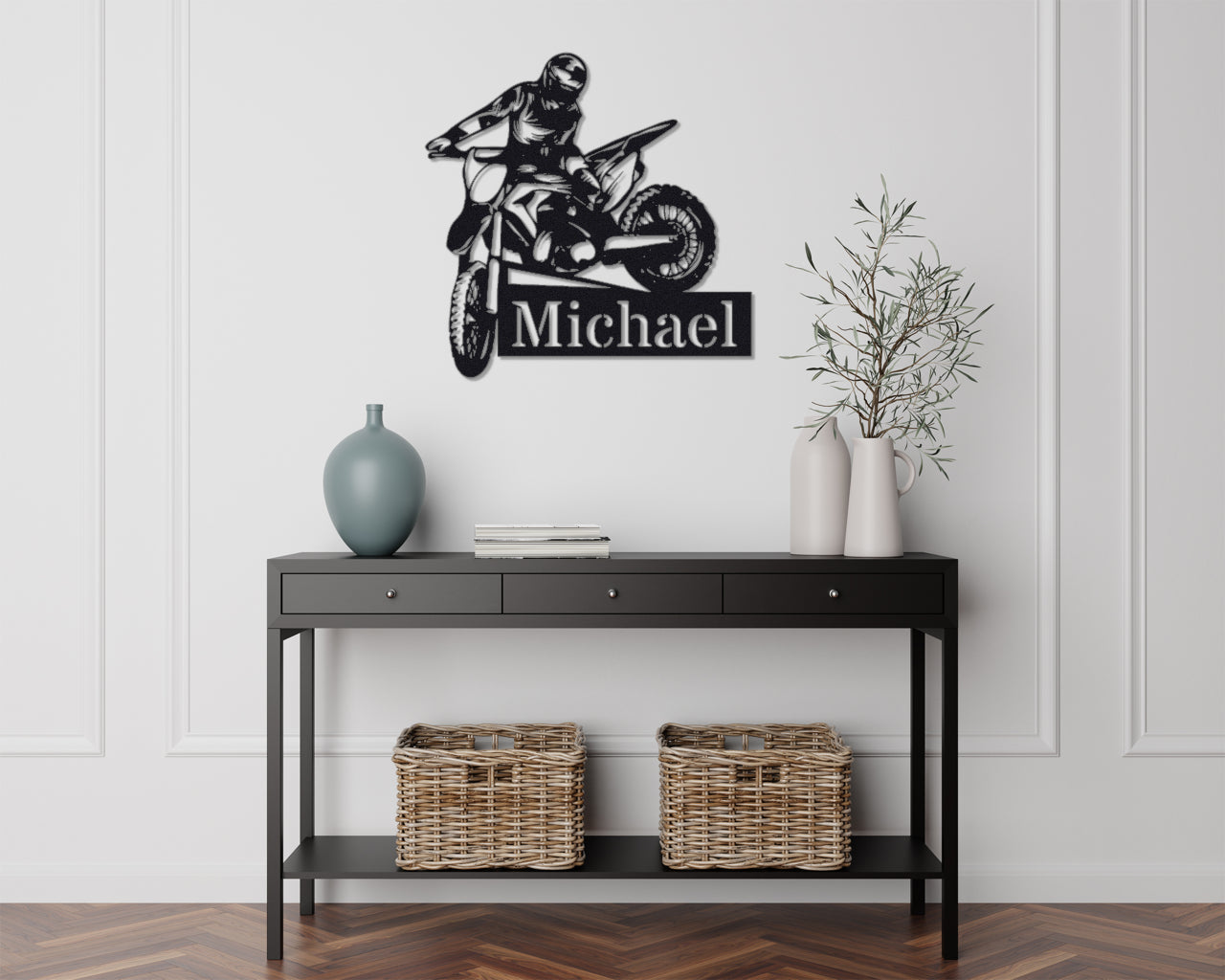 Custom Metal Biker Sign