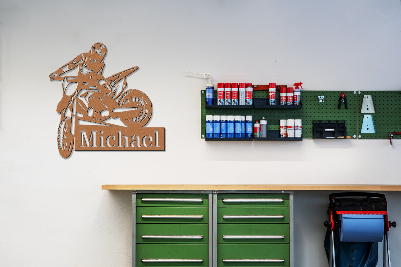 Custom Metal Biker Sign