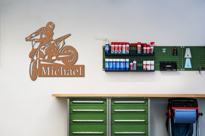 Custom Metal Biker Sign