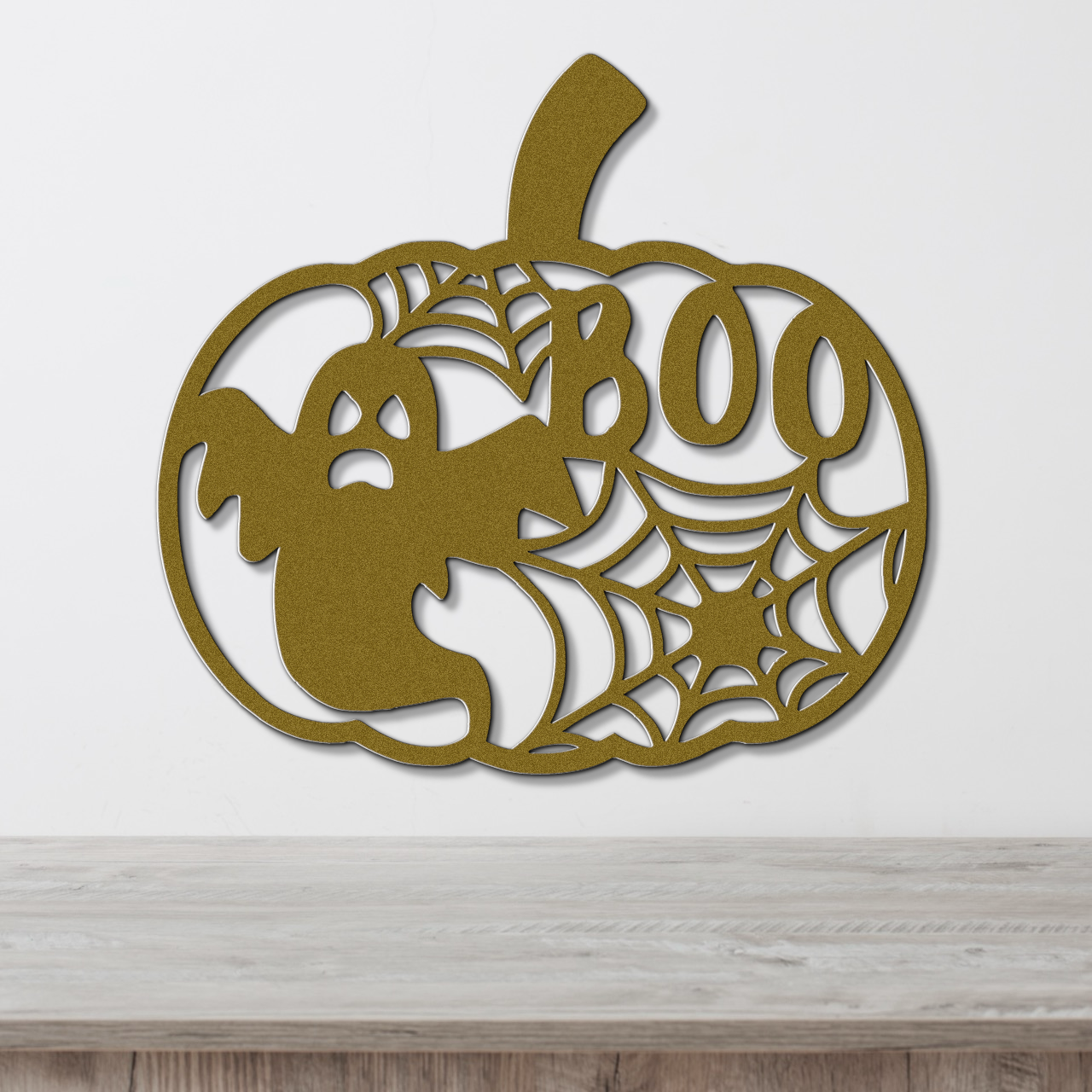 Halloween Boo Metal Sign