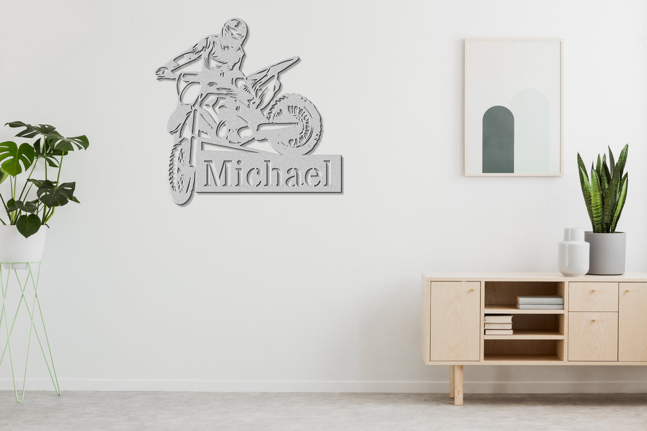 Custom Metal Biker Sign