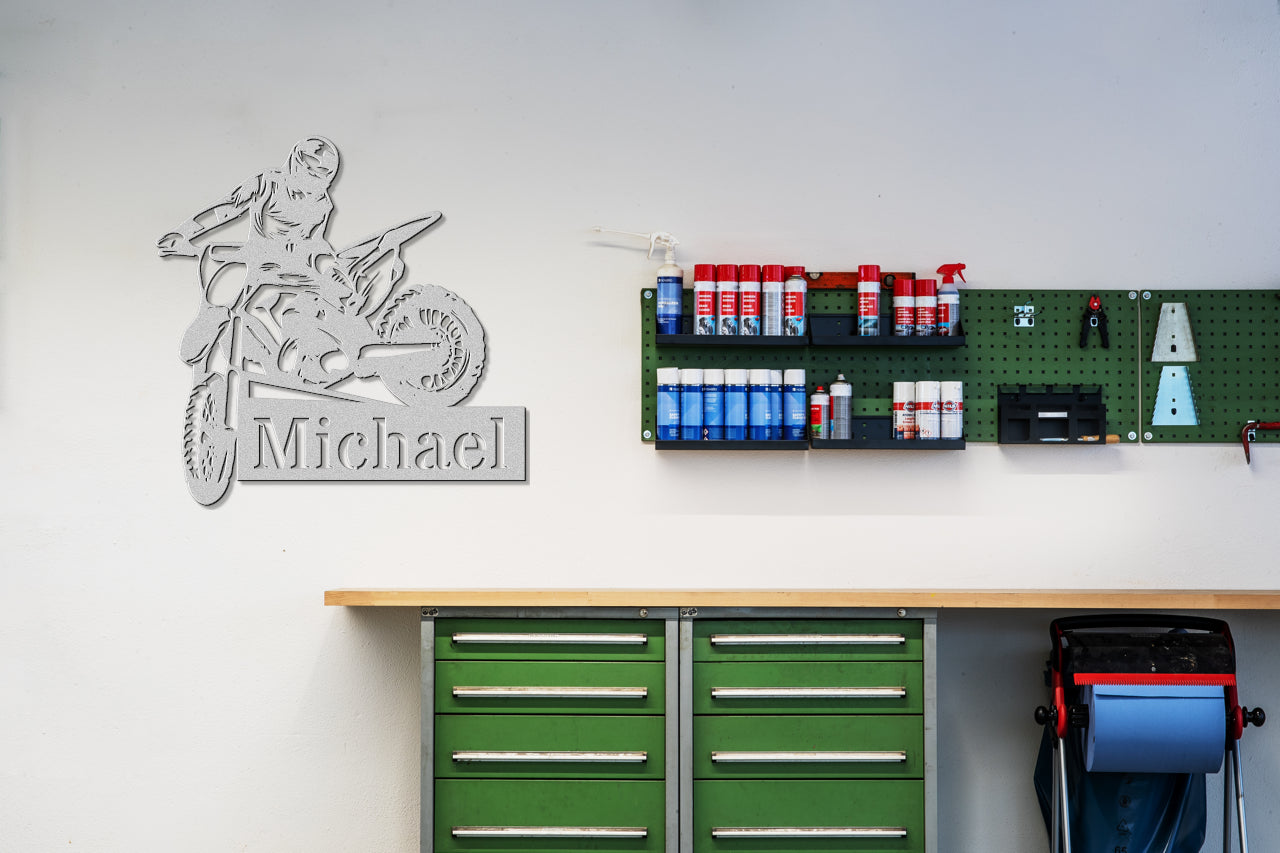 Custom Metal Biker Sign