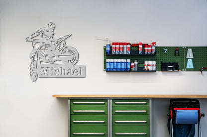 Custom Metal Biker Sign