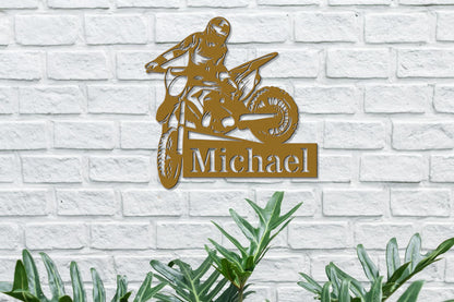 Custom Metal Biker Sign